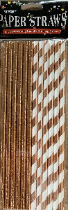 straw-paper-foil-25's-mix-rose-gold
